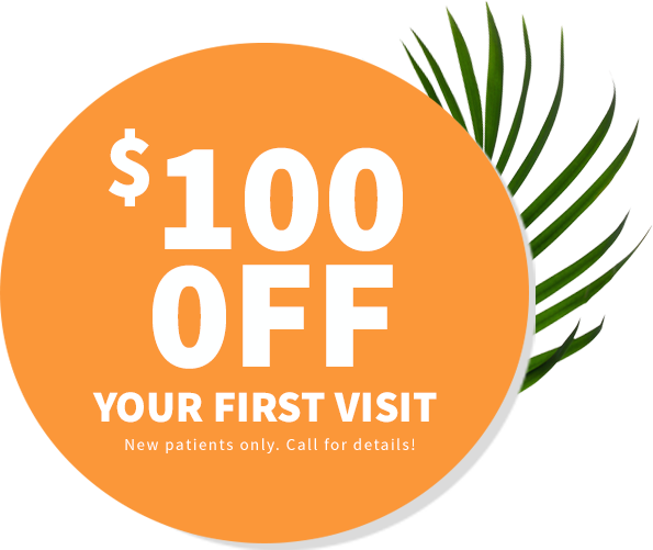 $100 off first visit
