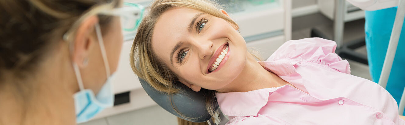 woman at the dentist