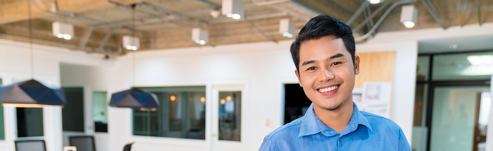 smiling young man